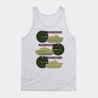 German WW2 tanks and their sights Tank Top